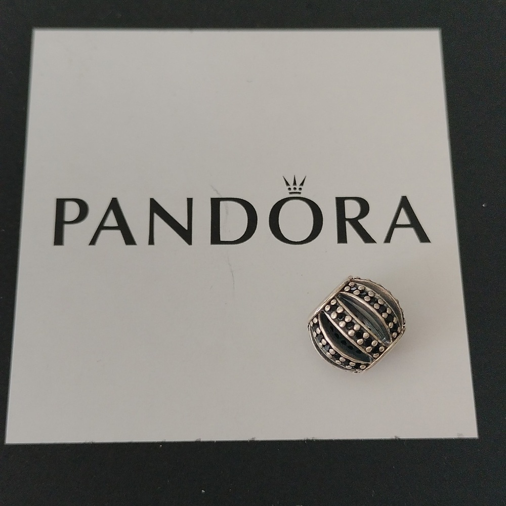 Pandora Retired Sterling Silver Leading Lady Bead with Clear Zirconia - 791115CZ